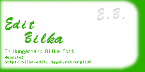 edit bilka business card